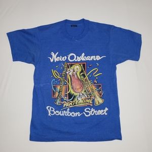 Vintage 80s New Orleans Party Time Tee